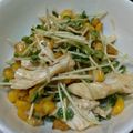 ひぃちゃんひー's cooksnap of when they made カイワレとバターコーンのやみつきサラダ.