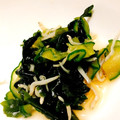 y358t's cooksnap of when they made しらすとわかめときゅうりの酢の物.