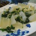 マッハママ's cooksnap of when they made ほろほろ～かぶの煮物～かぶの葉あんかけ♪.