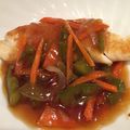 もちもちもちーむ's cooksnap of when they made 揚げ焼き！白身魚 甘酢あん.