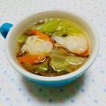 まあまま☆0403's cooksnap of when they made 白菜と木耳のやさしいスープ＊.