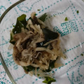イチゴ、イチゴ。's cooksnap of when they made 大根と舞茸のわかめあえ♪.