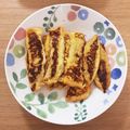 hani-maru's cooksnap of when they made ＊パンの耳でフレンチトースト♪＊.
