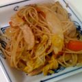 まんまるこころ's cooksnap of when they made 豚＆ビーフンの蒸しすき焼き❤.