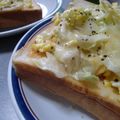 ななぷー's cooksnap of when they made レタスと卵のチリトースト.