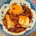 クック1S6XTA☆'s cooksnap of when they made カリフワっ！なめこたっぷり揚げ出し豆腐！.