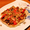 もち2's cooksnap of when they made 鶏肉と里芋の和風照り焼きピザ.