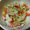 麗龍蘭's cooksnap of when they made 白菜とささみの胡麻あえ.