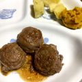 葵の母's cooksnap of when they made 牛切り落としのトルネードステーキ♪.
