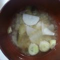 クック105KEH☆'s cooksnap of when they made 茄子と大根のお味噌汁.