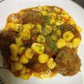 たぬとん's cooksnap of when they made 揚げない！ コーンたっぷりミートボール.