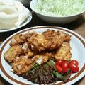 よしみ★くるみ's cooksnap of when they made モチモチ餅入り＊ジャコとネギのまさご揚げ.