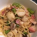 NancyHO's cooksnap of when they made 簡単＊ブロッコリーとベーコンのパスタ.