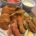 あじゅび's cooksnap of when they made メインのお供に♡エリンギと練り物のフライ.