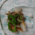 イチゴ、イチゴ。's cooksnap of when they made レンジで ピーマンとちくわとしめじ和え.