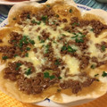 ゆいまーるん's cooksnap of when they made 餃子の皮で和風ピザ☆.