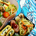 4double5's cooksnap of when they made ✿豚肉の塩焼きそば♪レンジで簡単✿.