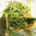 ピーチ姫0☆2's cooksnap of when they made ☆豆苗と油揚げのササッと炒め☆.