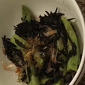 yuinishida's cooksnap of when they made いんげんとひじきの梅ごまあえ.
