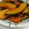 ☆tsukiko☆'s cooksnap of when they made かぼちゃと塩昆布の甘い炒めもの.