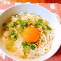 しろしろ1111's cooksnap of when they made サッポロ一番塩ラーメンdeごま油香る釜玉.
