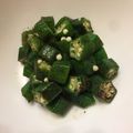 コルとチョコ's cooksnap of when they made お弁当のおかずに おくらのゆかり和え.