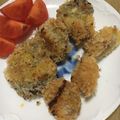 まめやんっこ's cooksnap of when they made *貝柱風エリンギのフライ*.