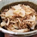 saku_ra4's cooksnap of when they made 大根しめじの挽き肉炒め.