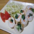 サオリ's cooksnap of when they made 鶏ひき肉の野菜チーズロール.