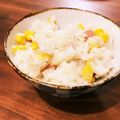 ザサエさん's cooksnap of when they made さと芋&コーンの炊込みご飯★1歳半〜ＯＫ.