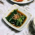 なかとりぁぃ's cooksnap of when they made 水菜のおひたし.