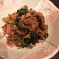 Laurier＊'s cooksnap of when they made 豚肉と小松菜とキノコの炒め物.