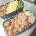 うぉんばっと♡'s cooksnap of when they made ウィンナーとうずら卵のお花☆お弁当おかず.