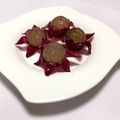 かさこ☆'s cooksnap of when they made ぶどうの飾り切り.