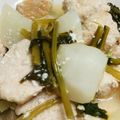 Macaw's cooksnap of when they made かぶと鶏肉のミルク味噌煮.