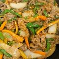ちゃむむ。's cooksnap of when they made ♡ピリ辛焼肉丼♡.
