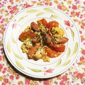 なつき☆ミ's cooksnap of when they made ウィンナーとミニトマトの卵炒め♪.