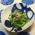 おはなすき's cooksnap of when they made 貝割れとキャベツの梅おかか塩昆布胡麻和え.
