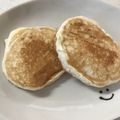 ペイきち's cooksnap of when they made 冷めてもフワフワ♪米粉パンケーキ.