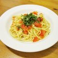 pali's cooksnap of when they made フレッシュトマトと大葉の昆布茶パスタ.