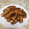 maki_08's cooksnap of when they made めちゃうま！はんぺんの豚バラ肉巻き～洋風.