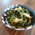 アイイチロウ☆'s cooksnap of when they made 超簡単☆大根の葉の炒め物.