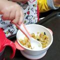 Krum's cooksnap of when they made 離乳食完了期〜桜海老焼飯〜.