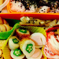 マーシ☆'s cooksnap of when they made ちくわ＋魚肉ソーセージお弁当＋メニュー用.