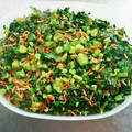 クックEGIVJ7☆'s cooksnap of when they made ✿大根の葉とアミエビのごま油炒め✿.