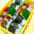 YUH♡ママ's cooksnap of when they made お弁当に♪カラフル焼肉ミートボール.