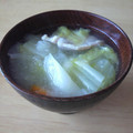 べびたんちびたん's cooksnap of when they made 寒中お見舞い♡塩豚のみぞれスープ.