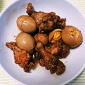 すくすく我が子's cooksnap of when they made やみつき◆鶏手羽元と卵の酢醤油煮.