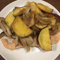 クックRJG0L2☆'s cooksnap of when they made 秋鮭とさつま芋となすで！バター醤油焼き☆.