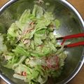 よーはるまー's cooksnap of when they made カニ玉とレタスのふわシャキサラダ.